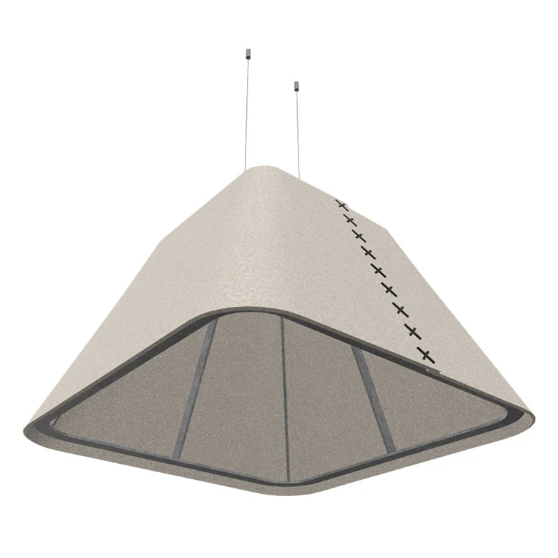 BuzziSpace BuzziShade Acoustic Pendant Light - Square Retrofit - Image 14