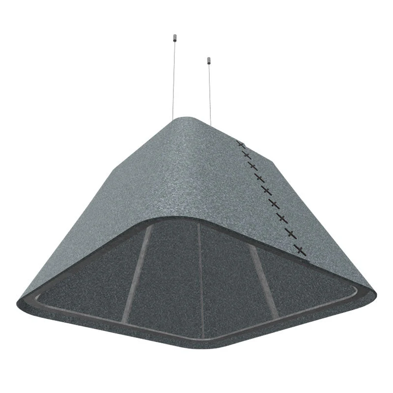 BuzziSpace BuzziShade Acoustic Pendant Light - Square Retrofit - Image 15