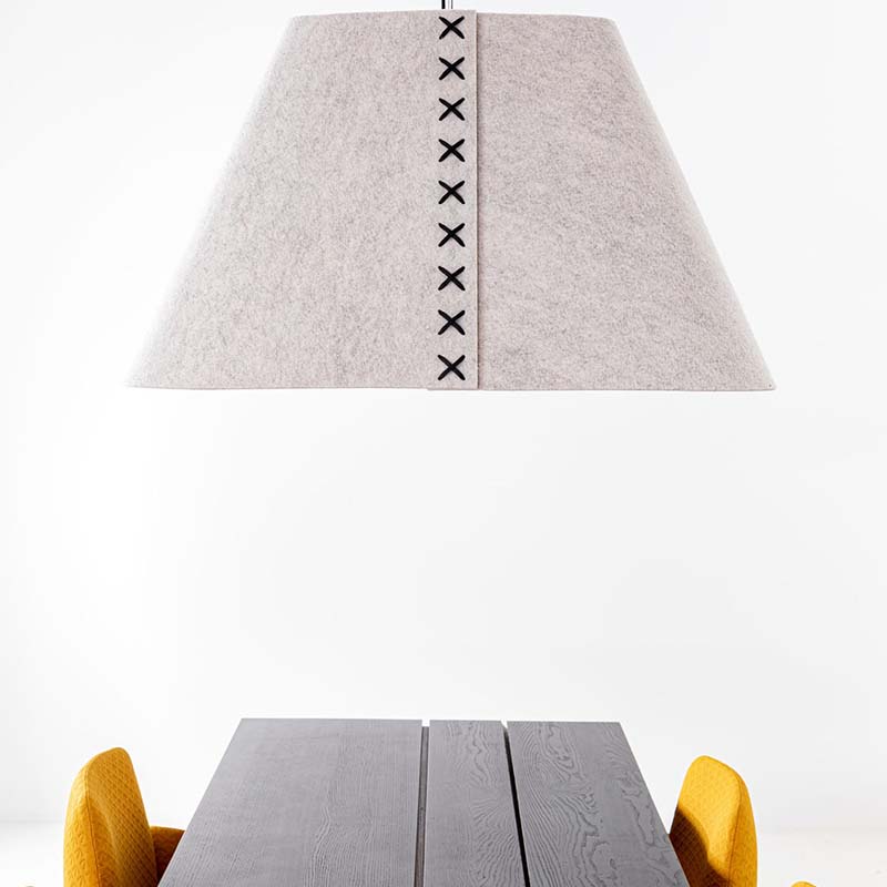 BuzziSpace BuzziShade Acoustic Pendant Light - Square Retrofit - Image 3