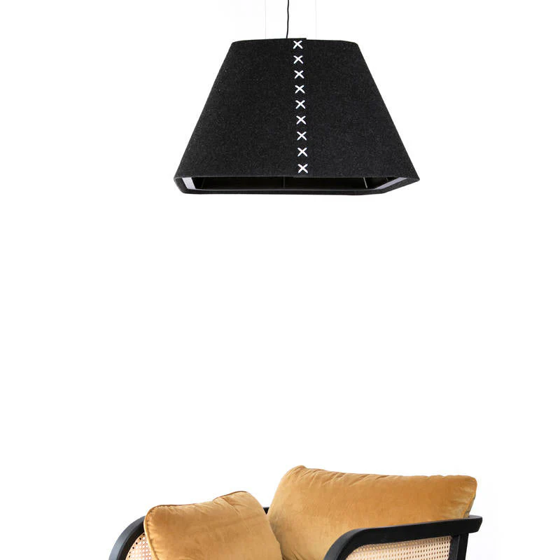 BuzziSpace BuzziShade Acoustic Pendant Light - Square Retrofit - Image 6
