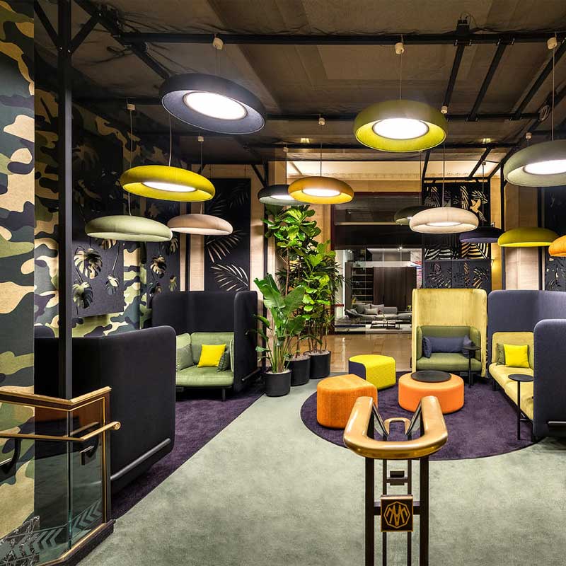 BuzziSpace BuzziSkin Printed Acoustic Fabric Wallpaper - Image 4