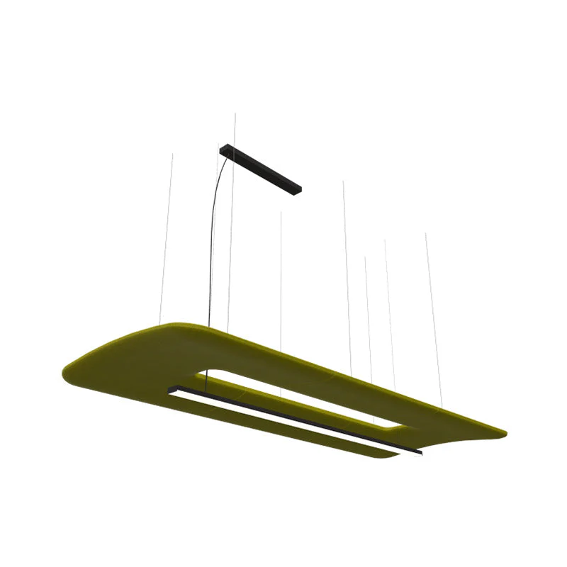 BuzziSpace BuzziZepp Acoustic Ceiling Light - LED Line - Image 20