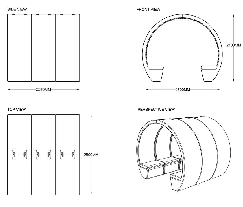 The Meeting Pod Co | Acoustic Indoor Meeting Pod - Open - Image 8