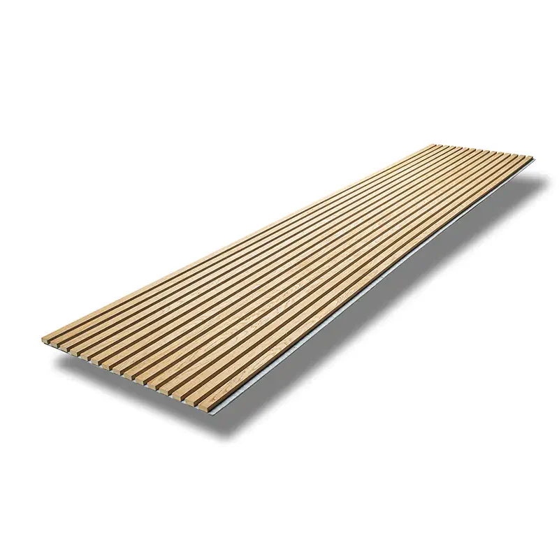 MuffleTimber | Panneau acoustique en bois - Chęne classique (feutre gris) - Image 2